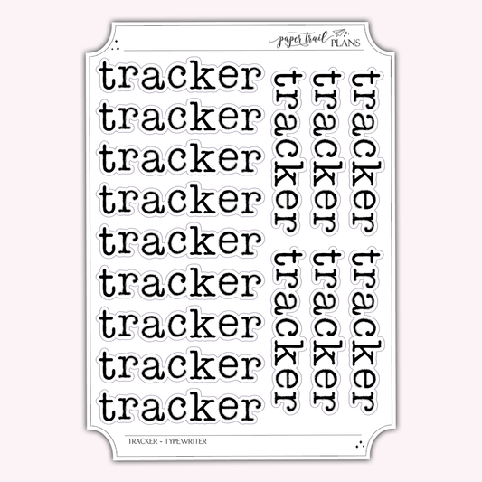 Tracker - Typewriter