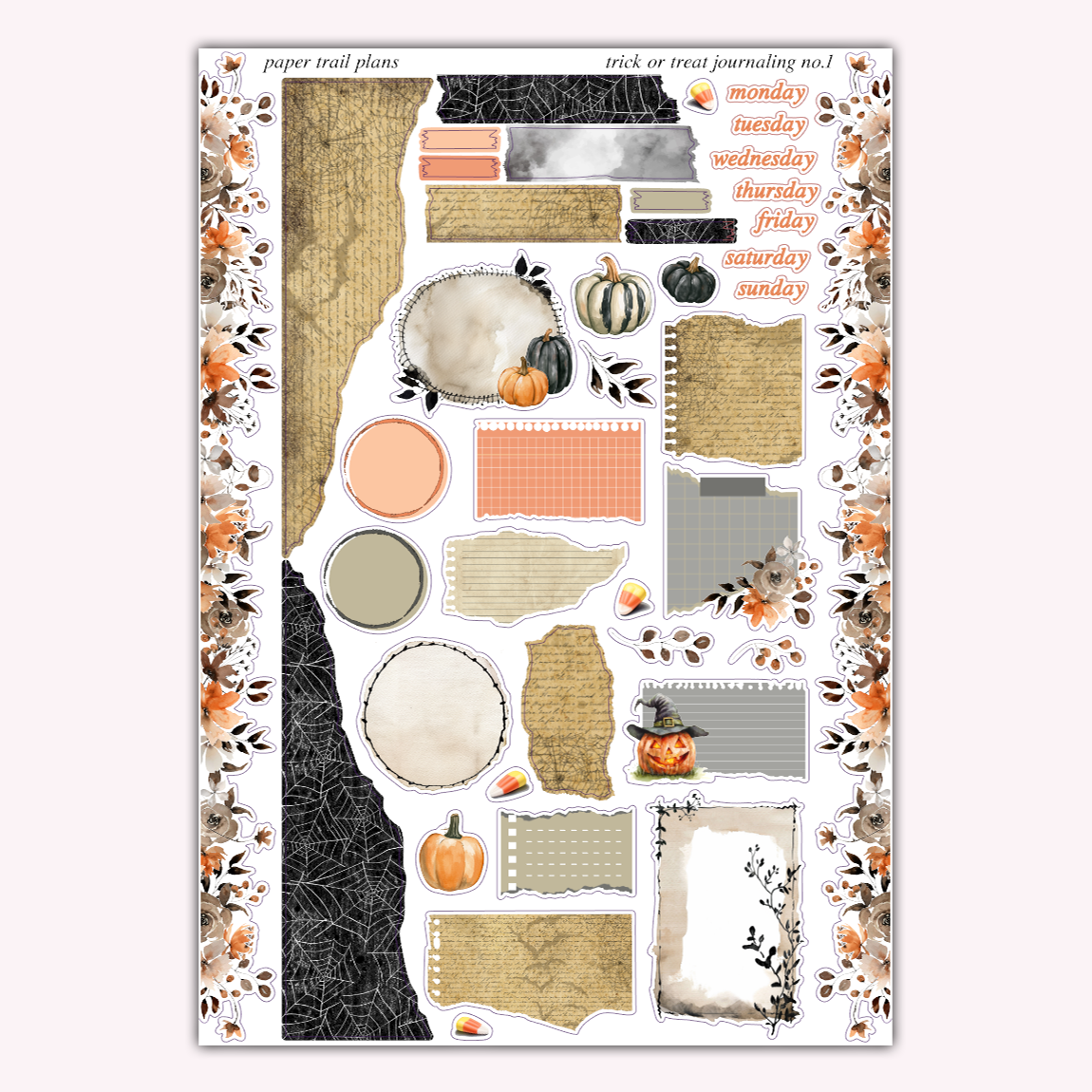 Trick Or Treat Journaling Kit