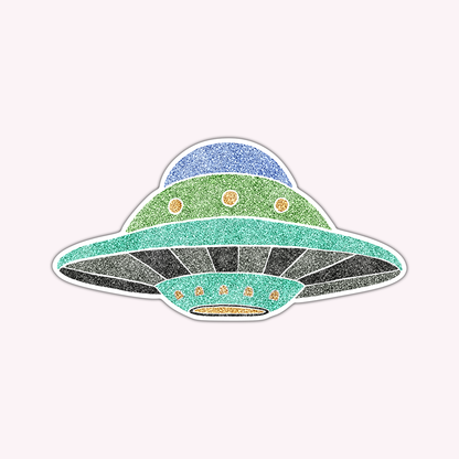 UFO Vinyl Sticker