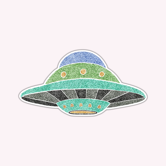 UFO Vinyl Sticker