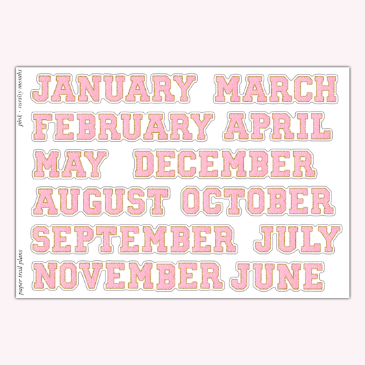 Varsity Months