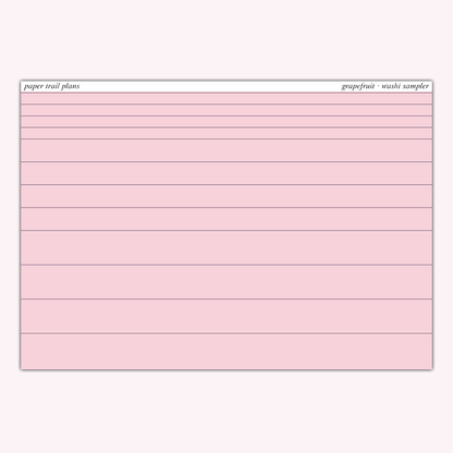 Washi Samplers - Summer '26 Palette
