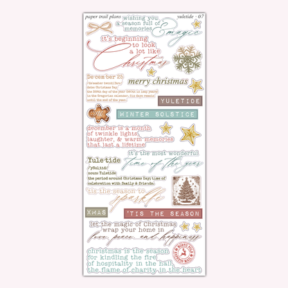 Yuletide Journaling Collection