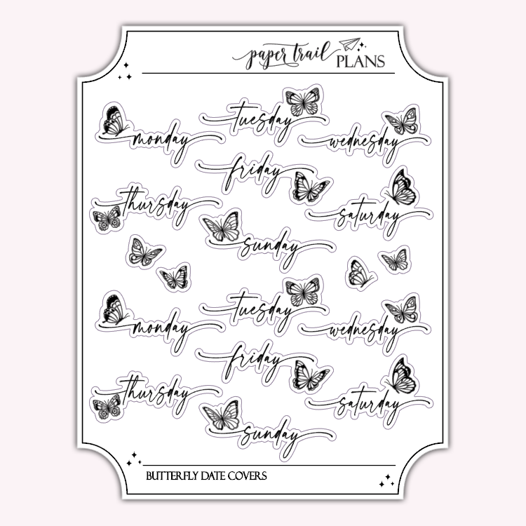 Butterfly Date Covers