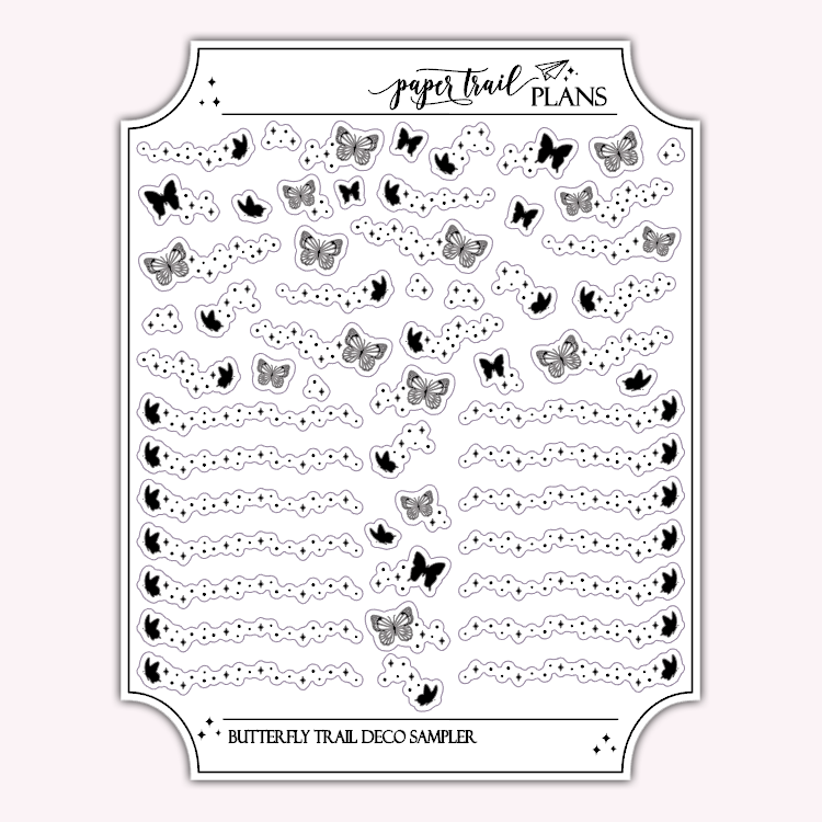 Butterfly Trail Deco Sampler